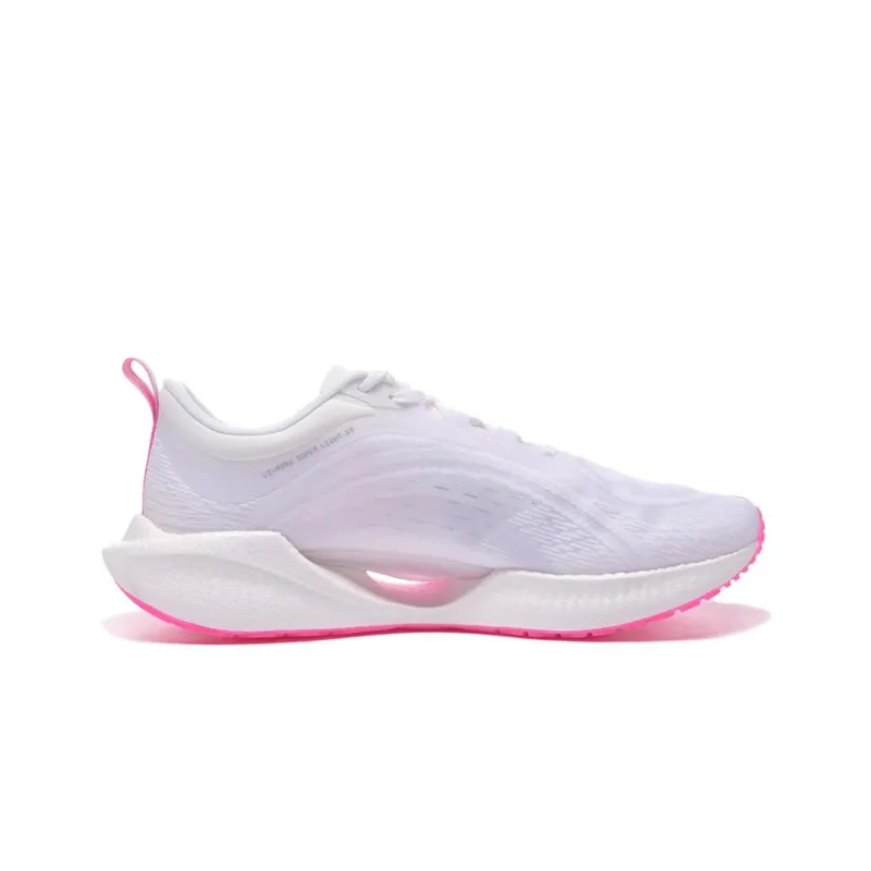 LiNing Super Light 19 Low Top Running Shoes Men's White Pink Cherry Blossom Limited Edition-1