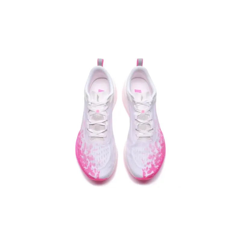 LiNing Super Light 19 Low Top Running Shoes Men's White Pink Cherry Blossom Limited Edition-3