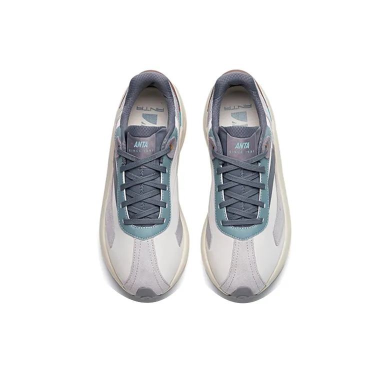 Anta Icing Cushioned Slip-Resistant Low-Top Sports Casual Shoes Men's Gray-3