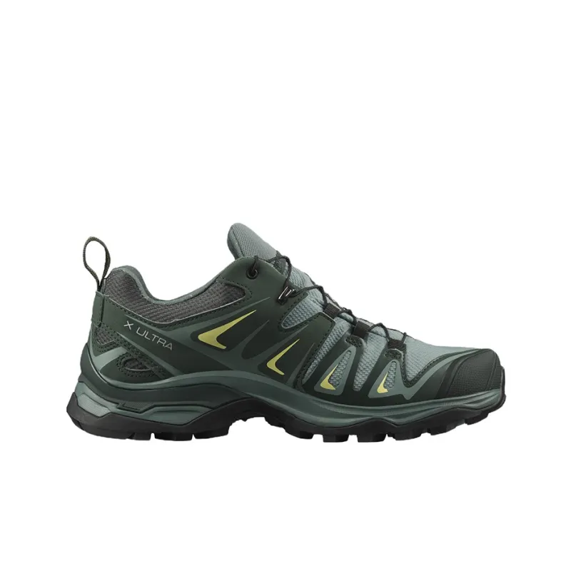 SALOMON X Ultra 3 Hiking / Trekking Shoes Women's Low-Top Gray/Green-1