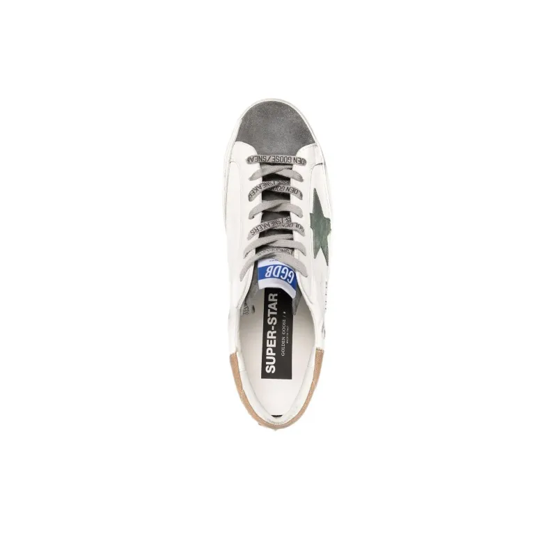 Golden Goose Super-Star White Beige Green-4