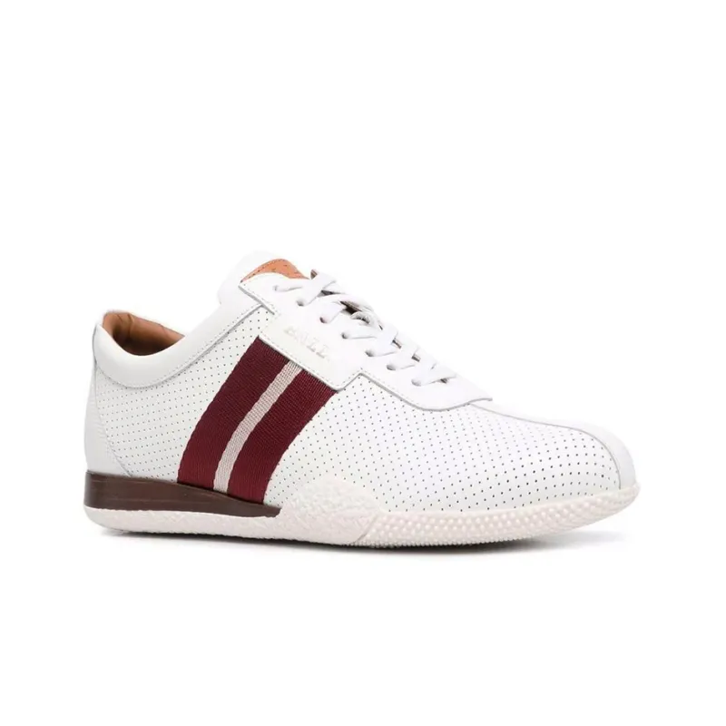 BALLY Low Top Athletic Shoes Men White-2