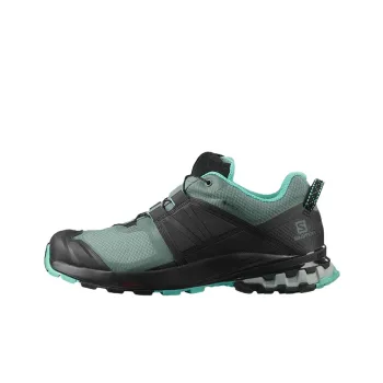 SALOMON XA Pro 3D V8 Wear-Resistant Low-Top Running Shoes Women's Black Blue