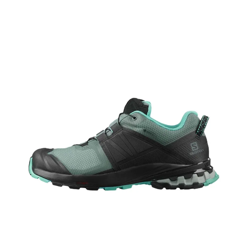 SALOMON XA Pro 3D V8 Wear-Resistant Low-Top Running Shoes Women's Black Blue-0