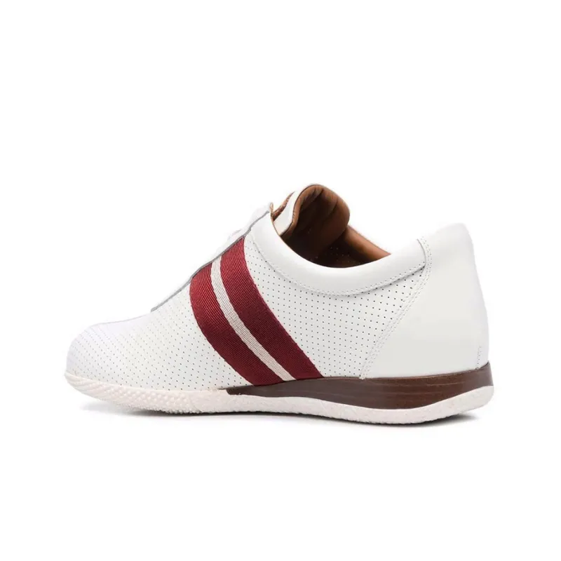 BALLY Low Top Athletic Shoes Men White-3