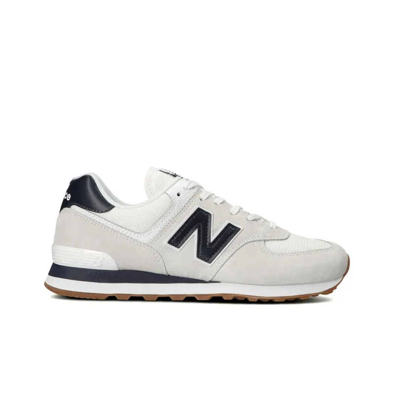 New Balance 574 White Navy Gum-1