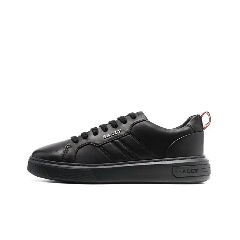 BALLY Logo-plaque Leather Sneakers-0