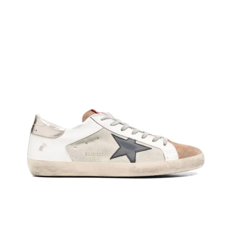 Golden Goose Super-Star White Silver Cream-1