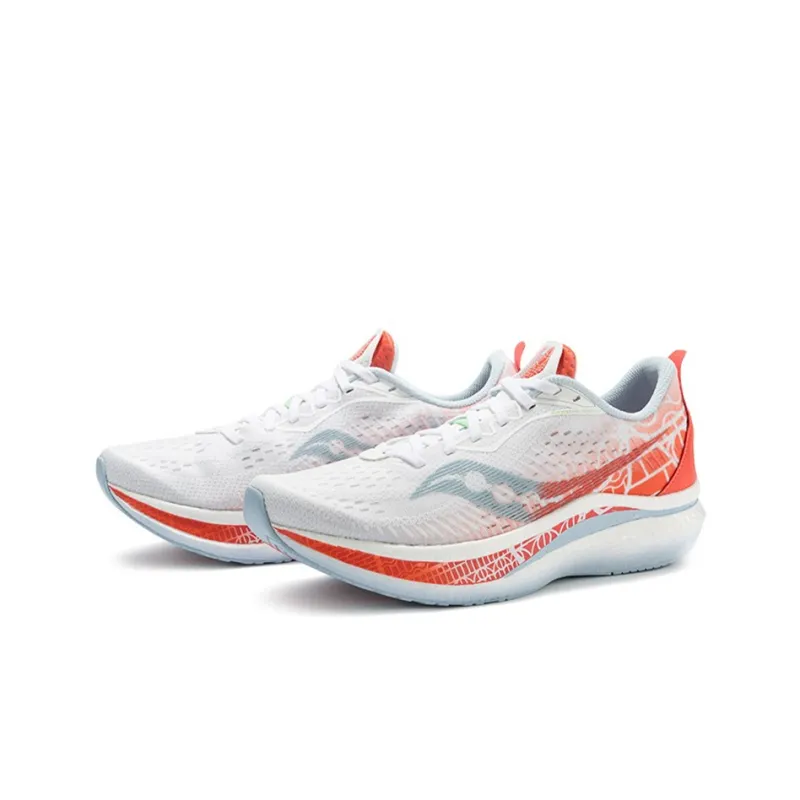 Saucony Endorphin Speed 2 Running Shoes Women's Low Top White/Red-2