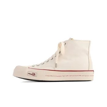 Visvim Skagway Hi Patten Stylish Skateboarding Shoes Men's White