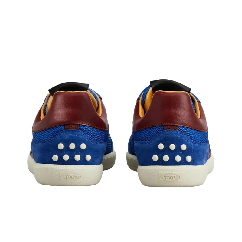 TOD'S Skateboard Shoes Men Low-Top Blue/Red-3