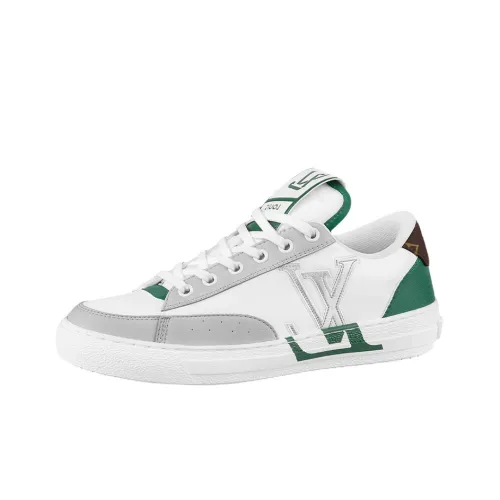 LOUIS VUITTON Charlie Skateboard Shoes Women's Low-Top White/Green