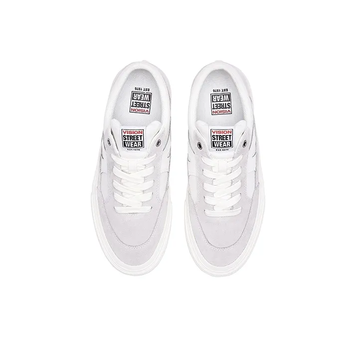 Vision Street Wear Stick Low Top Skateboard Shoes Unisex Ivory White-3