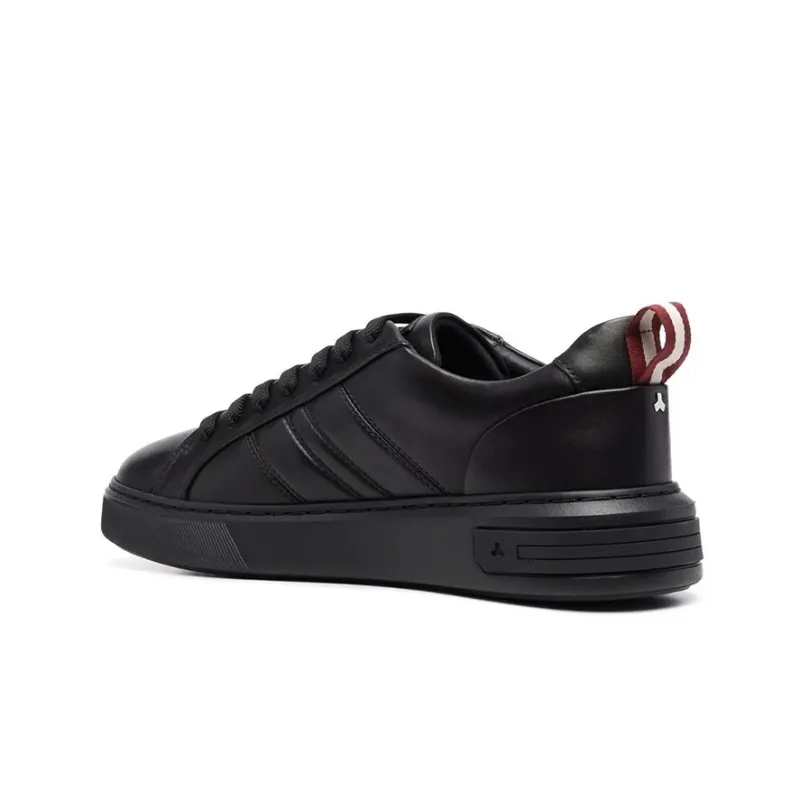 BALLY Logo-plaque Leather Sneakers-3