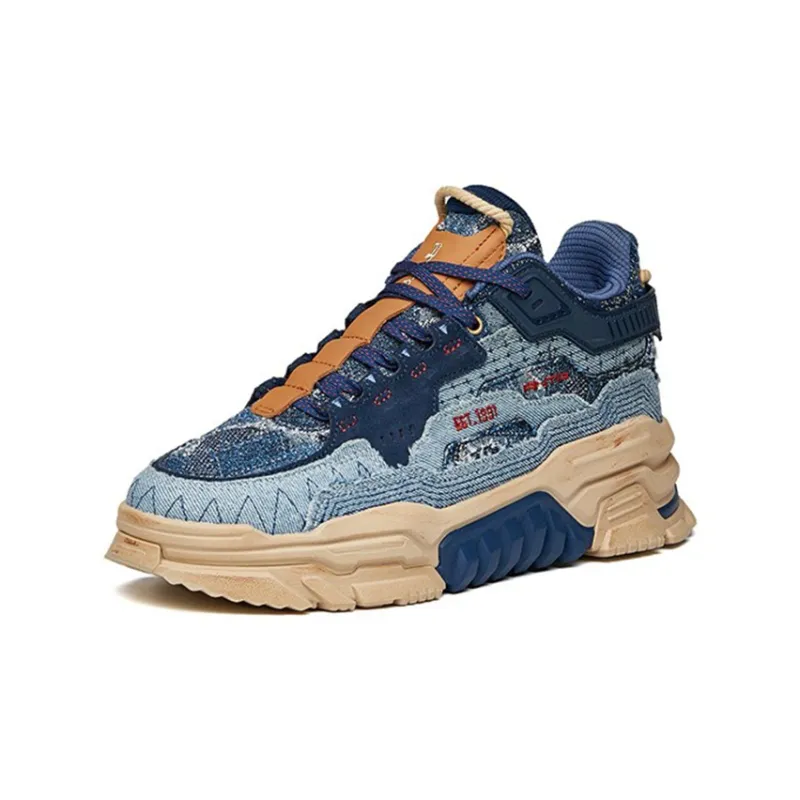 Anta Mission: Impossible Collection Low-Top Skateboard Shoes Men's Blue-2