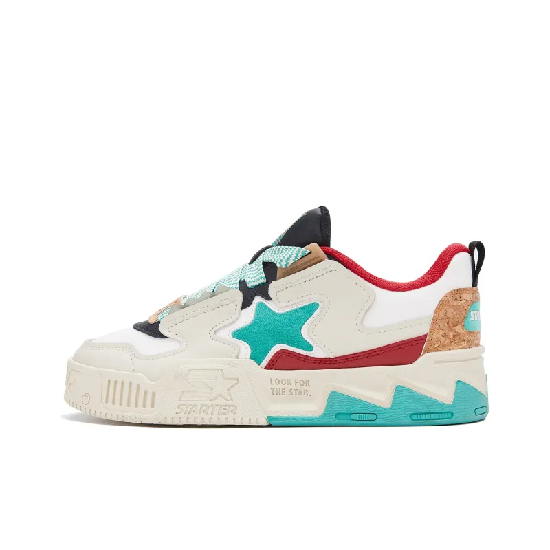 LooneyTunes x STARTER Bugs Bunny Wear Resistant Height Increasing Low Top Skateboard Shoes Unisex Multicolor-0