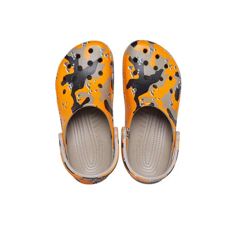 Crocs Classic Clog Clogs Unisex Orange Multicolor-4