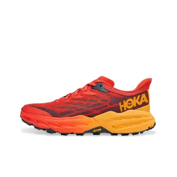 HOKA ONE ONE Speedgoat 5 Fiesta Red Radiant Yellow