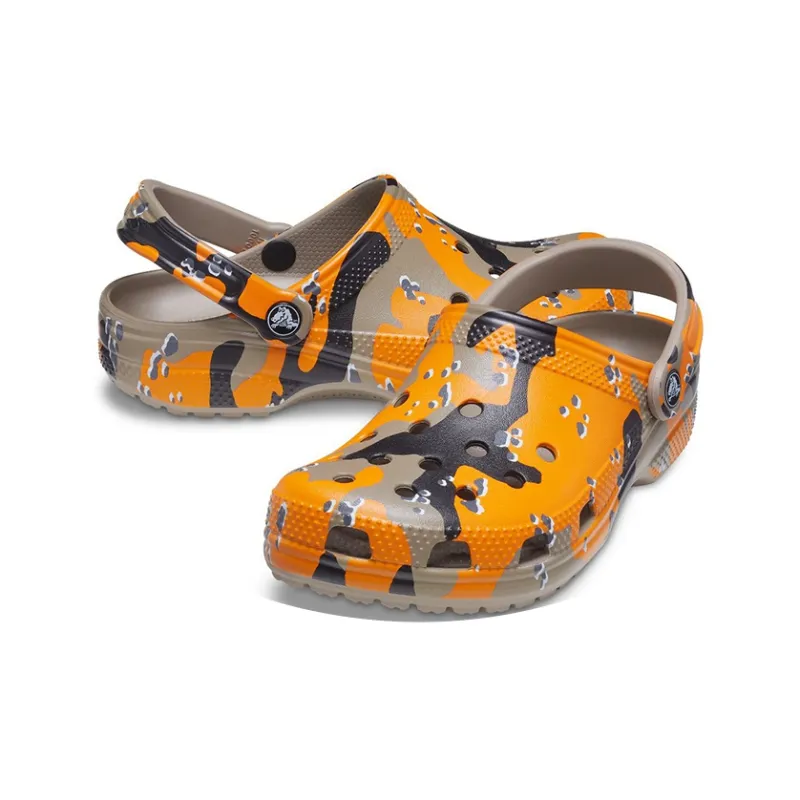 Crocs Classic Clog Clogs Unisex Orange Multicolor-3