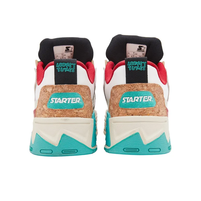 LooneyTunes x STARTER Bugs Bunny Wear Resistant Height Increasing Low Top Skateboard Shoes Unisex Multicolor-4