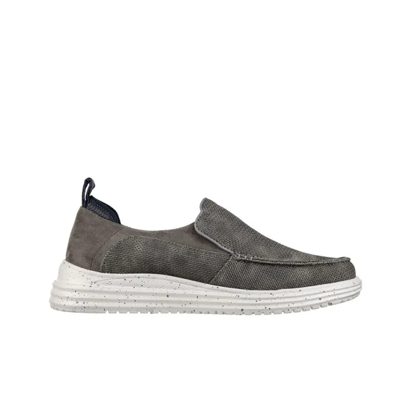 Skechers Proven Cushioning Anti-Slip And Wear-Resistant Low-Top Casual Shoes Men's Gray-1