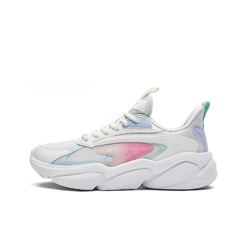 Erke Casual Shoes Women's Low Top White/Blue-0