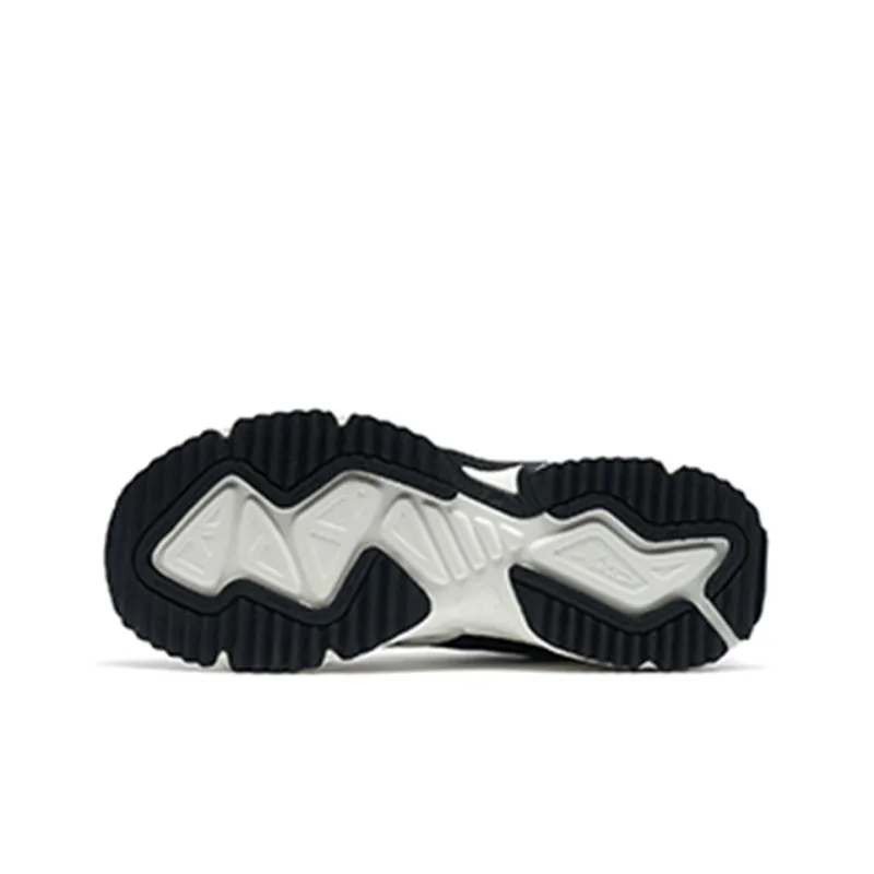 XTEP Breathable Lightweight Wear-Resistant Slip-Resistant Low-Top Running Shoes Men's Black Sail White-2