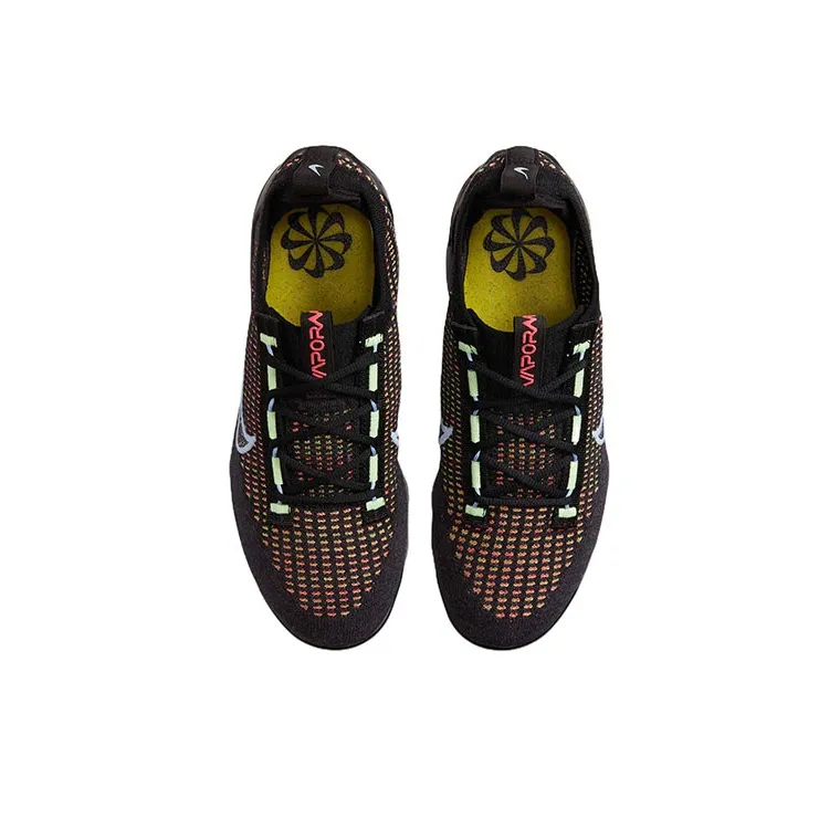 Nike Air VaporMax 2021 Flyknit Black Multi Color Women's-3