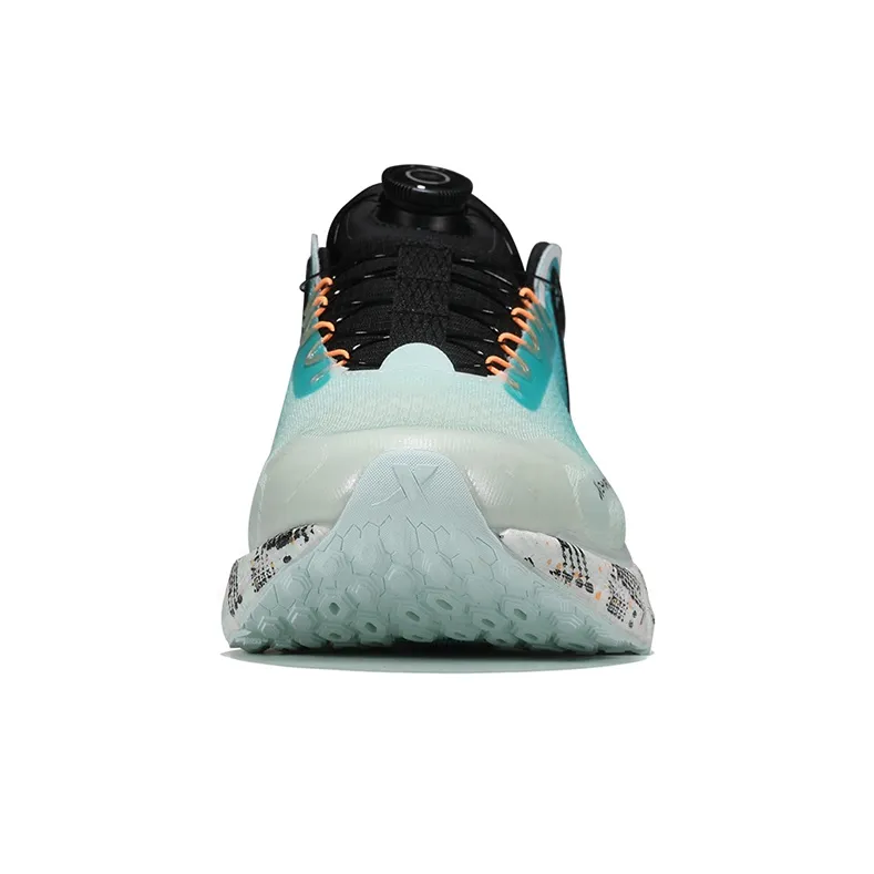 XTEP Power Nest 2.0 Running Shoes Men Low-Top Foam Green/Starry Sea Blue-3