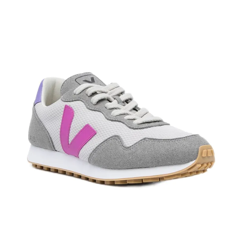 VEJA Rio Branco Casual Shoes Women's Low-Top Gray Pink-2