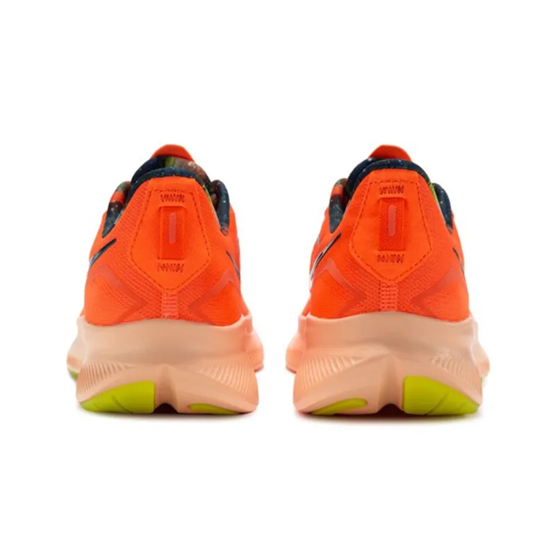 Saucony Ride 15 Cushioned Anti Slip And Wear Resistant Lightweight Low Top Training Running Shoes Men's Orange Red-3