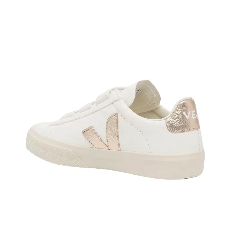 VEJA Skateboard Shoes Women's Low-Top White-3