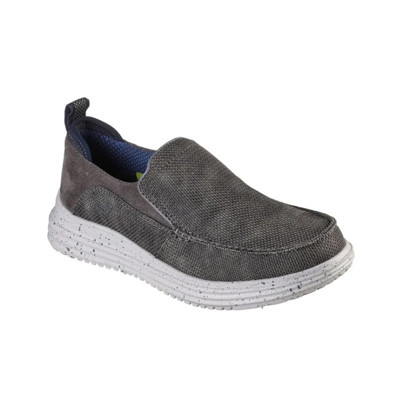 Skechers Proven Cushioning Anti-Slip And Wear-Resistant Low-Top Casual Shoes Men's Gray-2