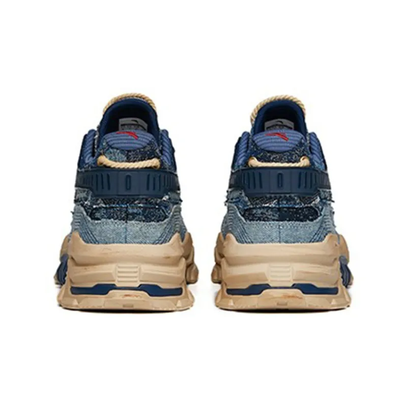 Anta Mission: Impossible Collection Low-Top Skateboard Shoes Men's Blue-4