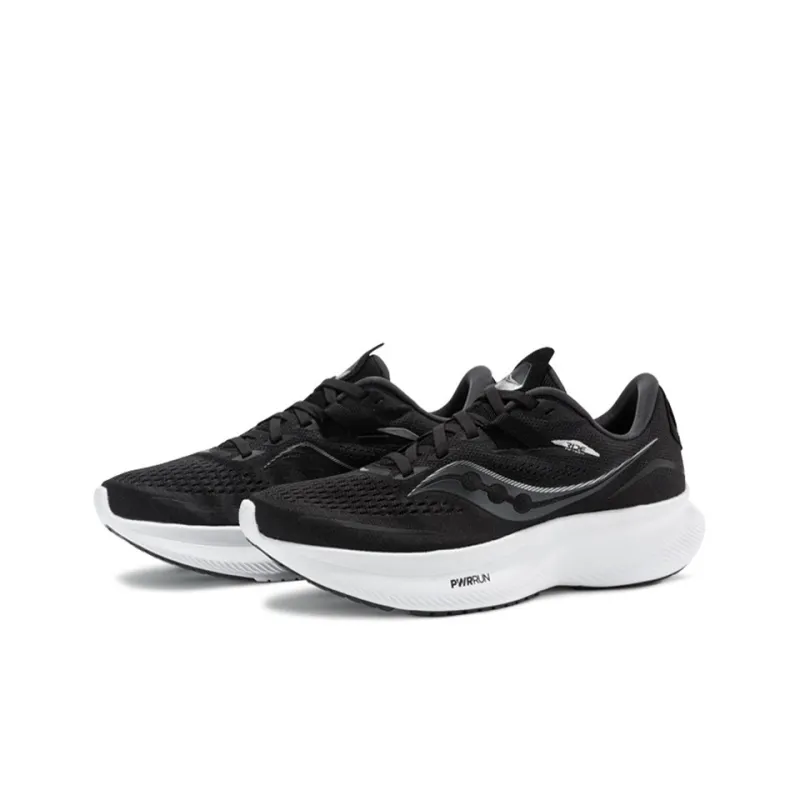 saucony Ride 15 'Black White'-2