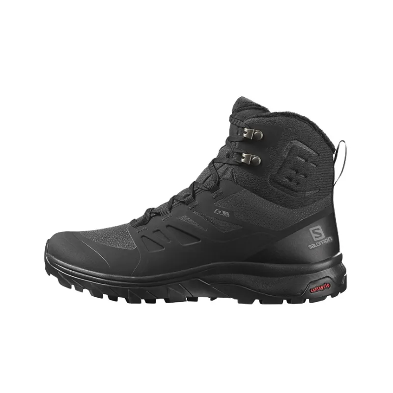 SALOMON OUTblast Hiking / Trekking Shoes Women's High Top Black-0