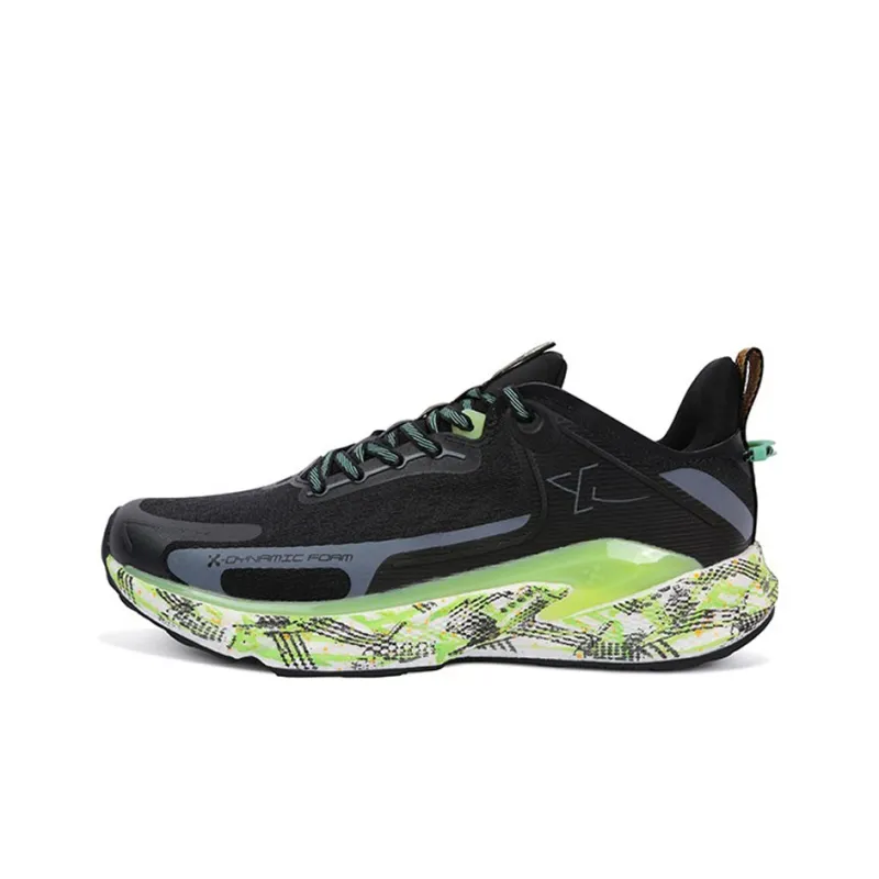 XTEP Power Nest 2.0 Cushioning Anti-Slip And Wear-Resistant Low-Top Running Shoes Men's Black Gray-0