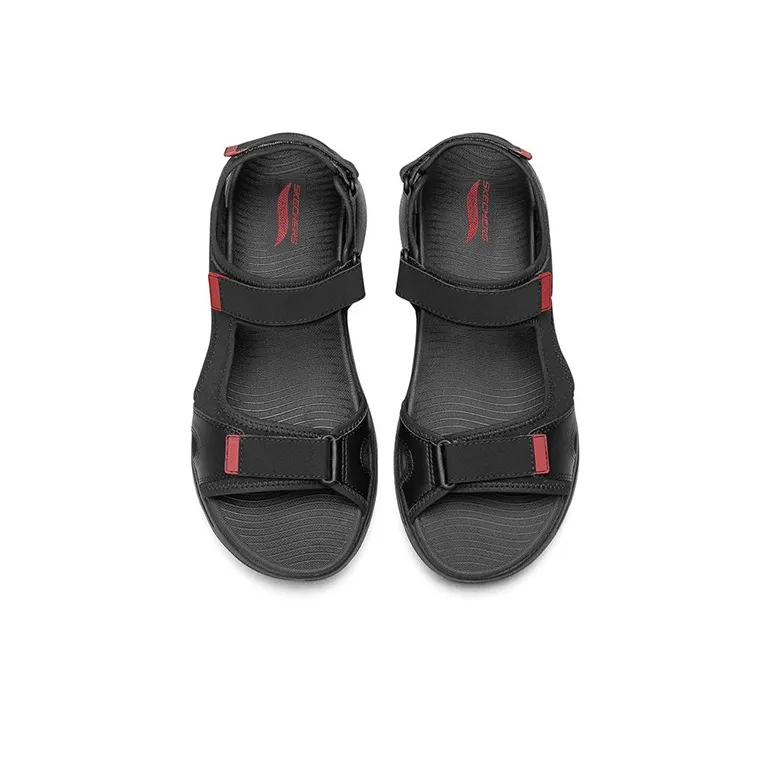 Skechers Go Walk Arch Fit Sandal Beach Sandals Men's Black Red-3