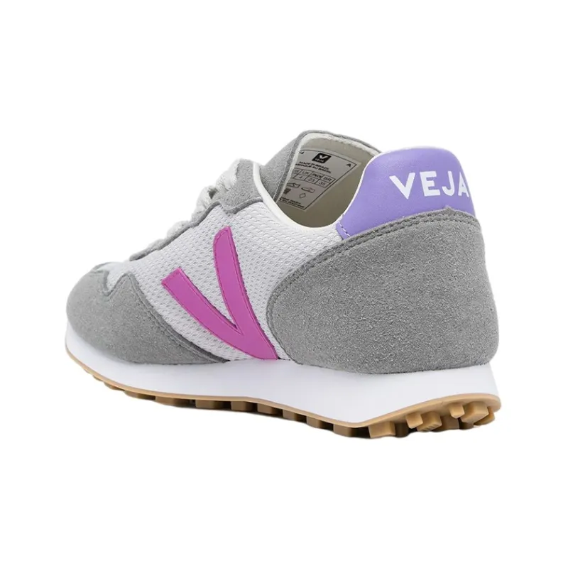 VEJA Rio Branco Casual Shoes Women's Low-Top Gray Pink-3