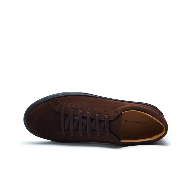 CHIORYN Suede Collection Stylish Skateboarding Shoes Men's Coffee-1