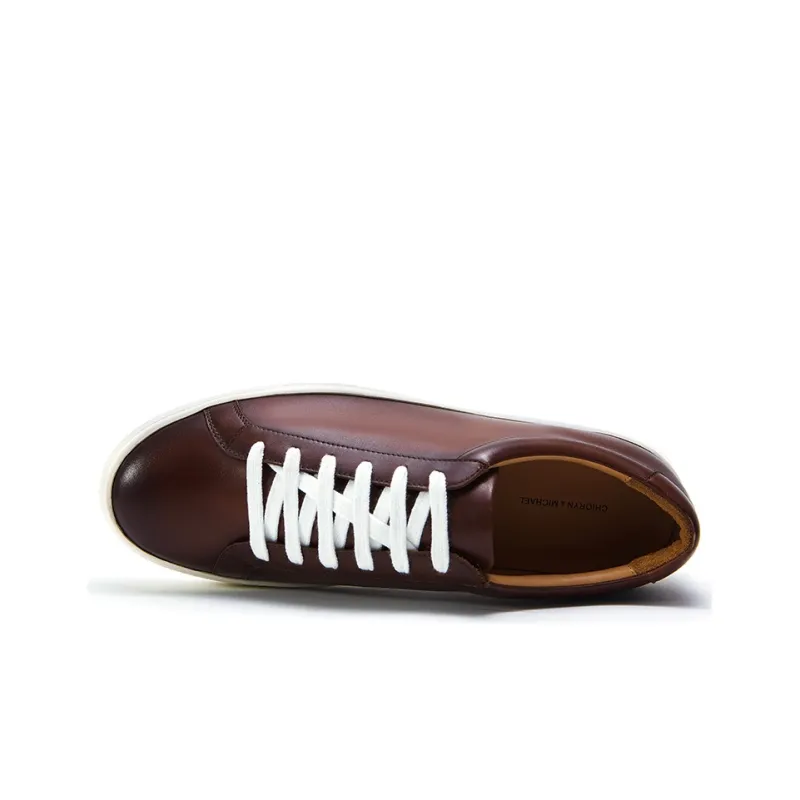 CHIORYN Stylish Skateboarding Shoes Men's Brown-4