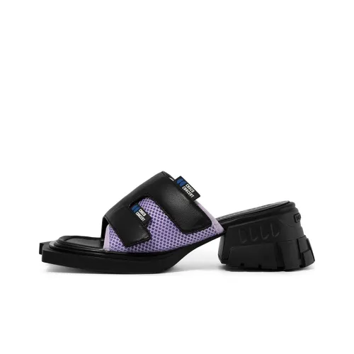 CHOCO CONCERT Slide Slippers Women's Purple/Black/White