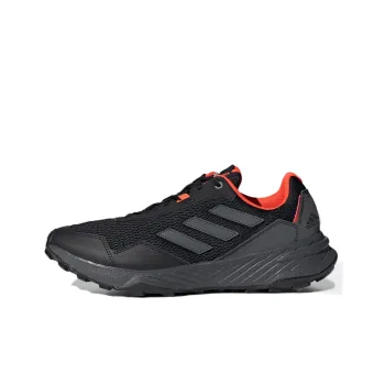 Adidas Tracefinder Trail Running Shoes 'Black Solar Red'