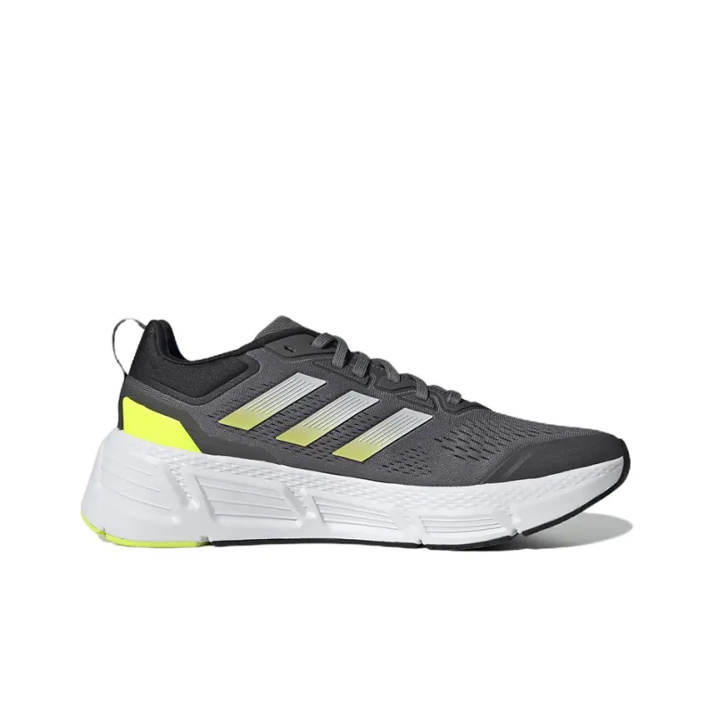 Adidas Questar Wear-Resistant Low-Top Running Shoes Men's Gray Comfortable-1