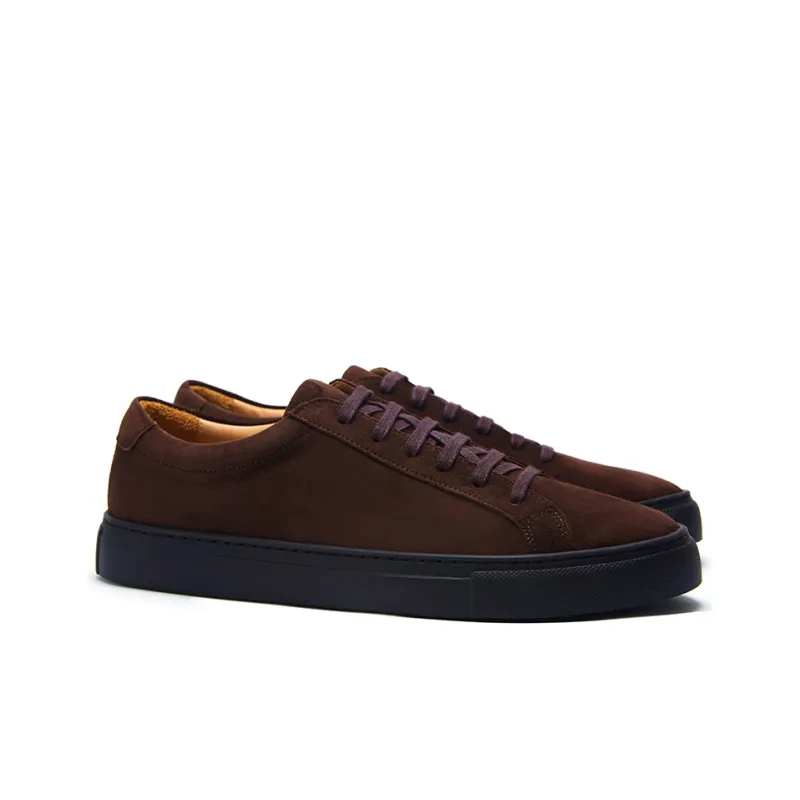 CHIORYN Suede Collection Stylish Skateboarding Shoes Men's Coffee-2
