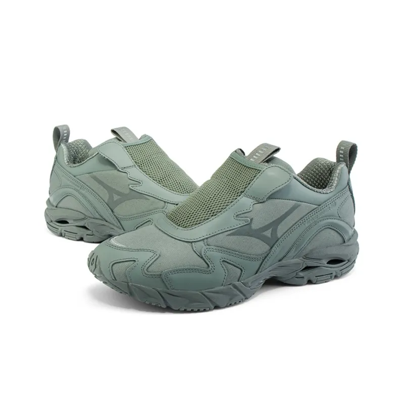 Mizuno Beams X Wave Rider 10 SlipOn 'Grey Silver'-2
