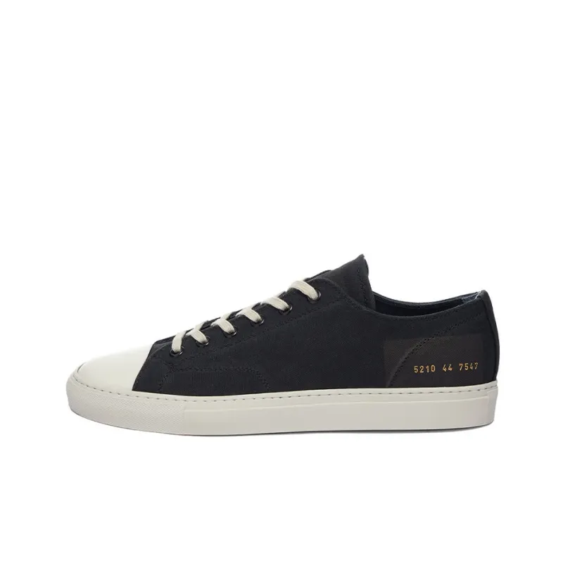 COMMON PROJECTS Tournament Low Top Stylish Skateboarding Shoes Men's Black-0
