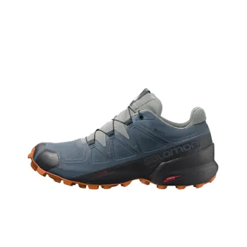 SALOMON Speedcross 5 Running Shoes Men Low Top Gray/Blue