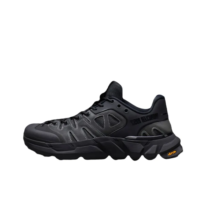 Moncler Silencio Low Top Casual Shoes Men's Black-0