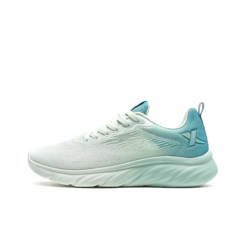 XTEP Shuyue1.0 Running Shoes Men Low-Top Sail White/Foam Green/Water Sky Blue